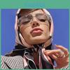 Stylish Square Sunglasses With Uv400 Protection Trendy Y2k Eyewear For Women