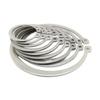 50PCS GB894 M4-M28 Circlips pour Arbre Type C Anneau de retenue d'arbre Circlip Rondelle d'arrêt à ressort Circlip en acier inoxydable Anneaux d'arrêt