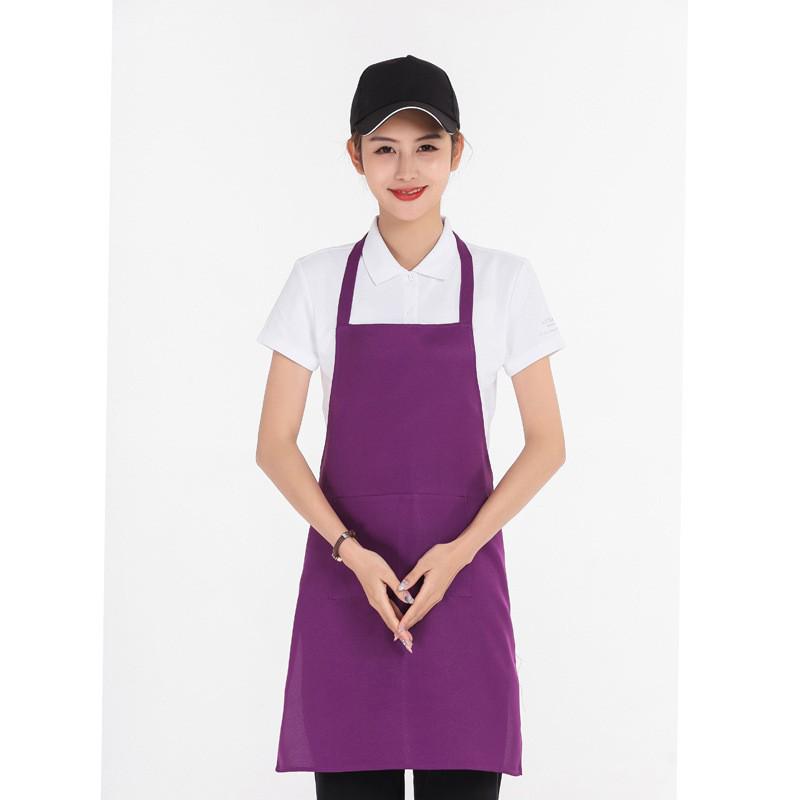 Korean Style Waterproof Kitchen Apron with Custom Logo