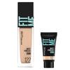 Fit Me Foundation Leno 30ml + Mini Foundation 5ml Set, 122 Creamy Beige, 112 Natural Ivory (mini Foundation), 1 Set