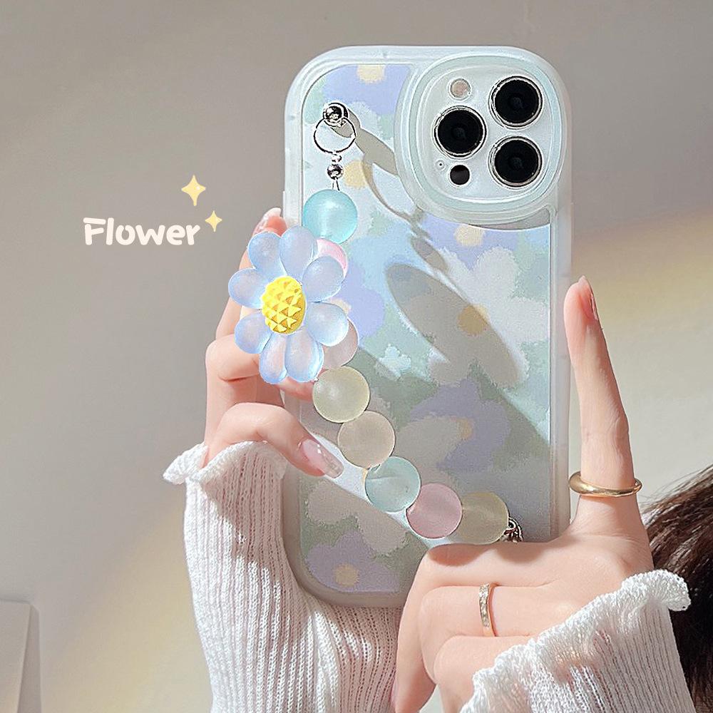 Flower Bracelet Iphone16 Mobile Phone Case 12 Apple 15pro Max Retro 11 Protective Case X Suitable for 8p Women
