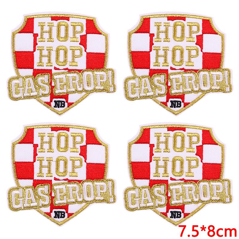 5pcs Wholesale Brabant Carnival Embroidered Patches Iron On Patch For Clothing Sew Netherland Patches On Clothes Decoration 