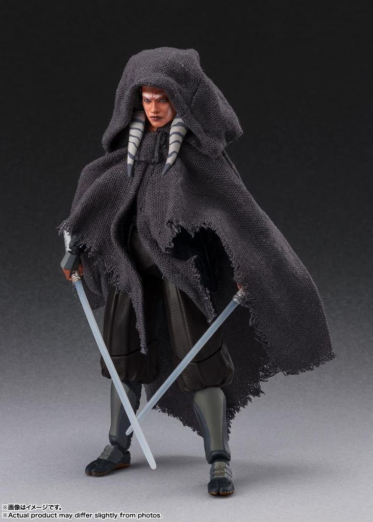 TAMASHII NATIONS Ahsoka Tano 150mm malt bevegelig figur SHFiguarts (STAR WARS Ahsoka) Ca. PVC & ABS & klut