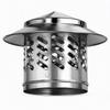 Weatherproof Rain Cover Stainless Steel Cone Top Chimney Cap Durable Chimney Cap  Rain Protection