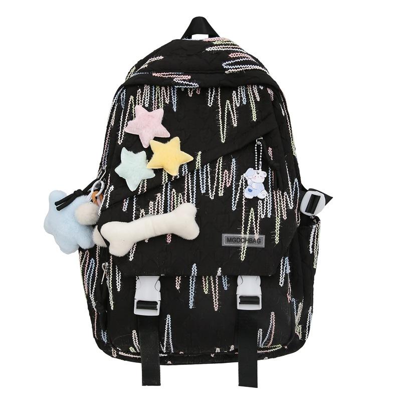 New Schoolbag Female Students Korean High School Students Junior High School Students Shoulder Bag Cute Large Capacity High Value Backpack