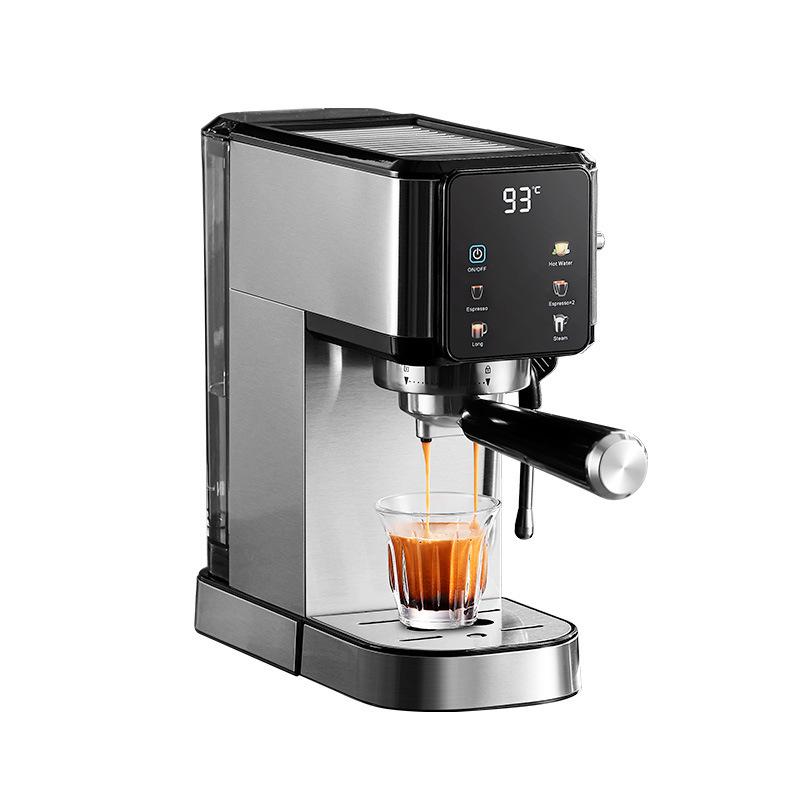 Italian Semi-Automatic Espresso Machine - 20 Bar Pressure with Milk Frother, Compact for Household Use