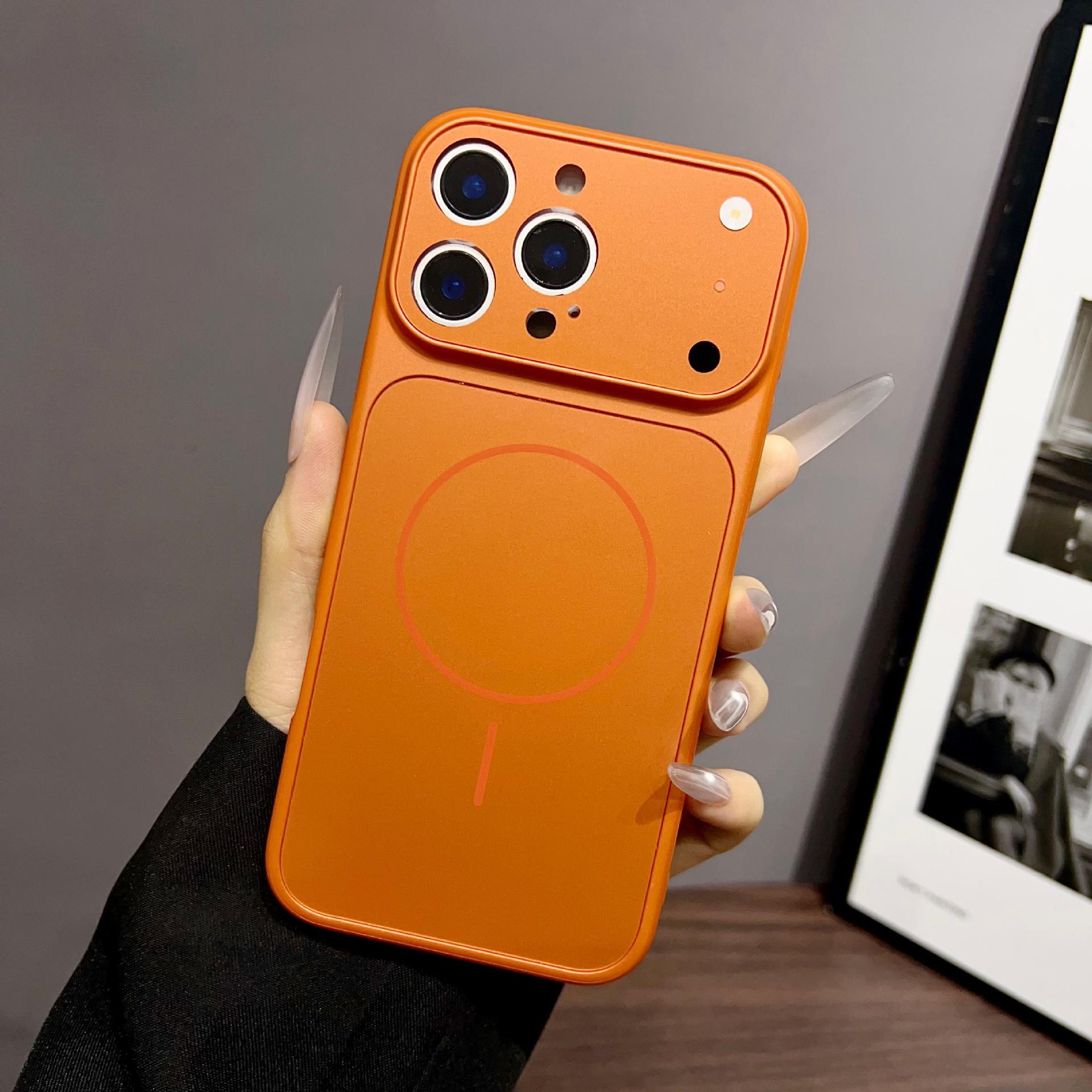 Magnetic-Compatible Frosted Drop-Proof Case for iPhone 17 Pro Max 15 Pro Max