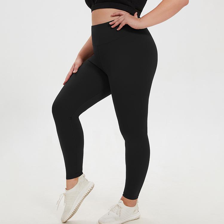 Women's High-Waist Peach Lift Yoga Pants – Seamless, Full-Length for Fitness