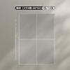 SINGBA 10Pcs Fine-Grained A4/A5 Compact Photocard Sleeves Refill Pages 4/9 Grid for IDOL Album K-pop Collectible Trading Cards