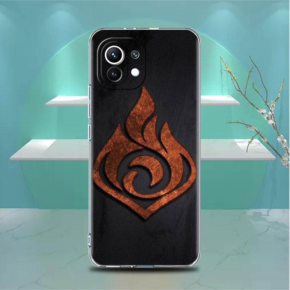 

Прозрачный чехол для Xiaomi Mi Poco X3 NFC M3 Pro F3 F1 11 Lite 12 Note 10 11T 9T, прозрачный чехол для телефона Genshin Impact Redmi Note 9S