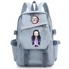 Anime Demon Slayer Ryggsekk Back To Schoolbag for Boy Girl Bookbag for Kid Gaver Menn Dame Reisebag Stor kapasitet ryggsekk