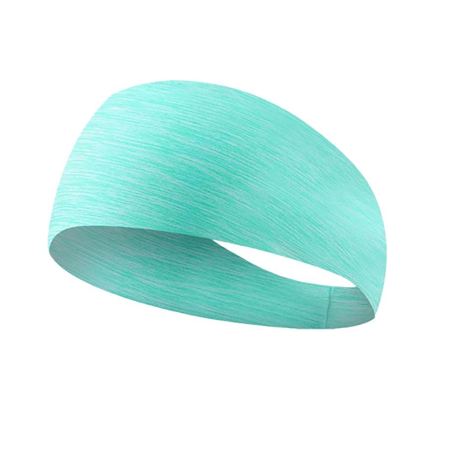 

Эластичная дышащая повязка от пота для фитнеса, впитывающая пот, повязка на голову для занятий йогой, танцами, баскетболом, футболом, бадминтоном, бегом, унисекс зелёный