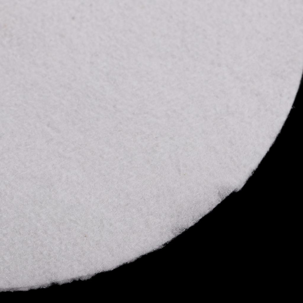 10 pz 115mm Diam Coperta Isolante in Fibra Ceramica Carta per Piatto Forno a Microonde Thinfire Artigianato Fai da Te