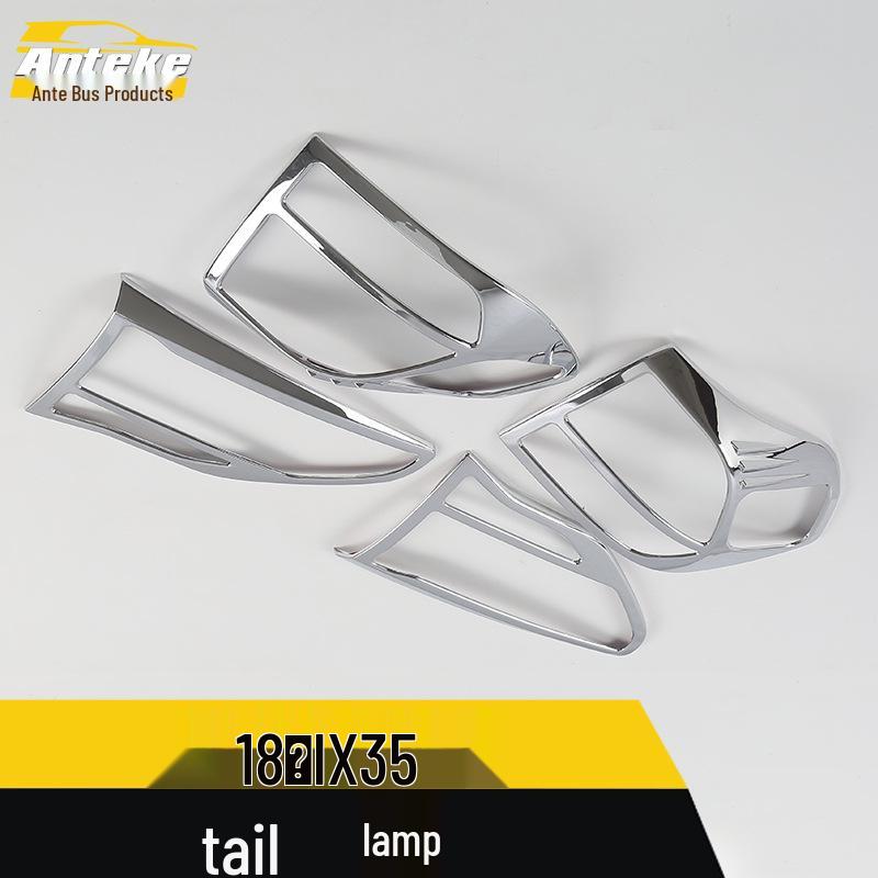 Tailgate Trunk Light Frame Cover for 18 Models IX35 - Decorative Taillight Bright Ring Sticker Car Accessories