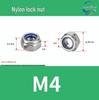 Stainless Steel Self-locking Nylon Lock Nut DIN985, M3-M30, Anti-slip/loosening.