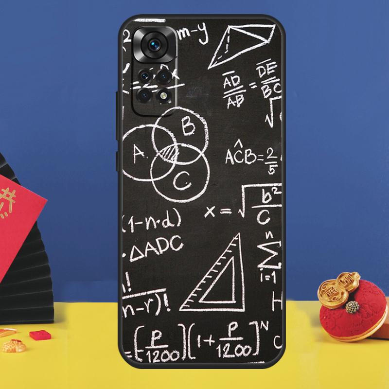 Math Science Physics Formulas Case For Xiaomi Redmi Note 11 10 12 13 14 Pro 10S 11S 12S Redmi 15 14C 10C 12C 13C 15C Cover