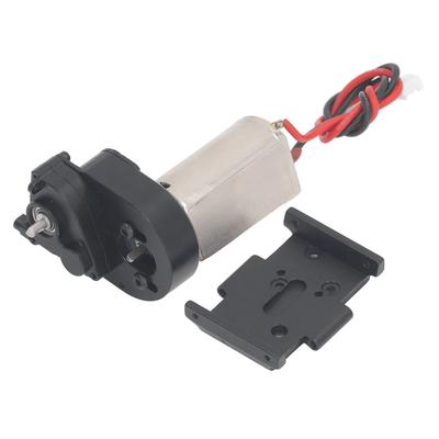 RC Middle Gear Box Assembly Aluminum Alloy 34T RC Car Gearbox Motor with Mounting Plate for HOBBYPLUS 1/18 4WD CP18P