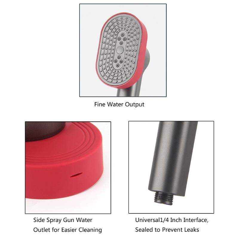 360 Rotating High Pressures Shower Head Multifunction Sprayers Water Softener Filter Easy Installation ABS Materials