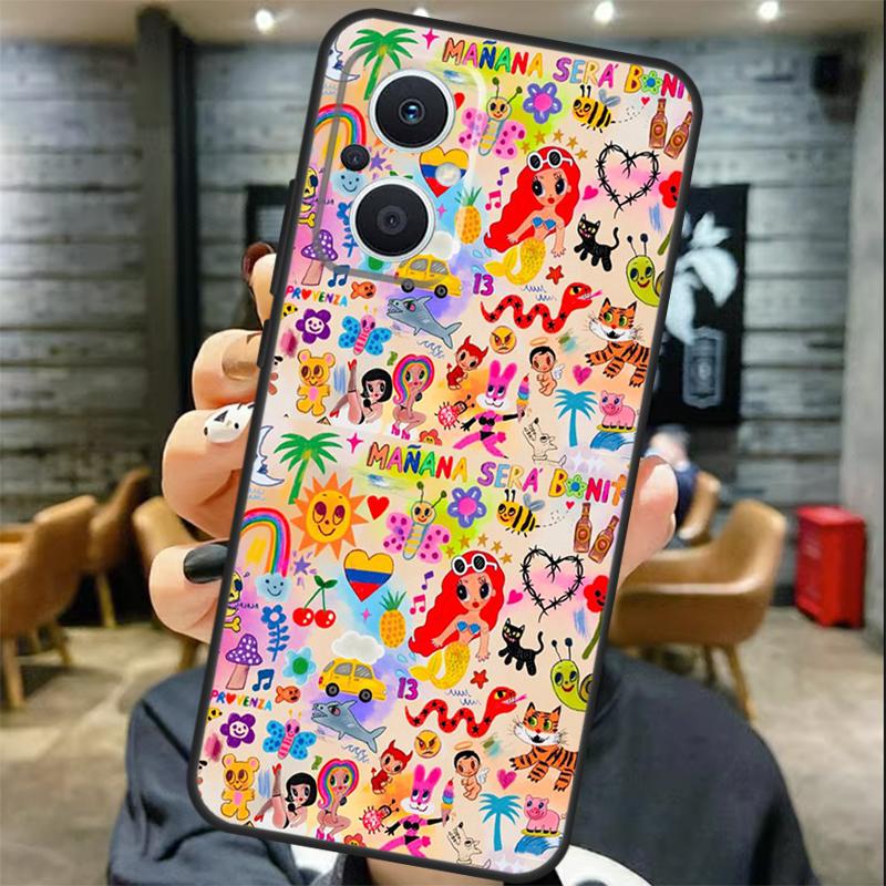 Karol G Manana Sera Bonito Case For OPPO Reno 11 11F 13 12 F 8T 7 8 10 Pro OPPO Find X8 X6 Pro X3 X5 Lite Cover Coque