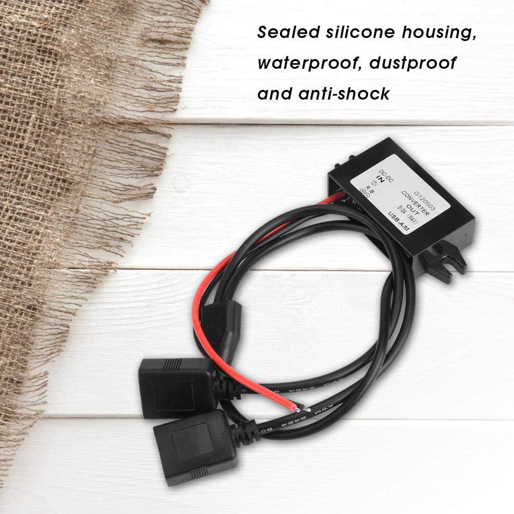 Y miko DC-DC Converter Buck, 5V 3A Dual USB Buck Converter Power Transformer Module