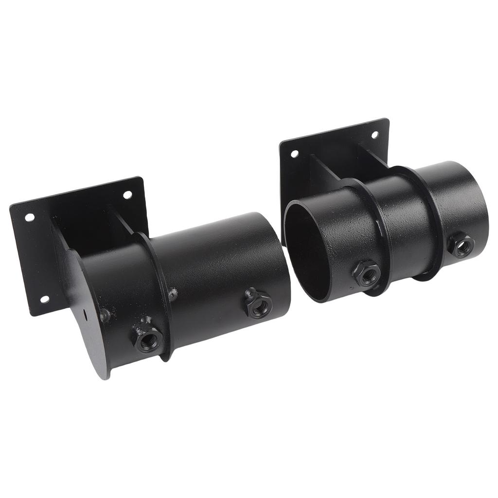 Terrassenschirmhalterung Schwerlast Kohlenstoffstahl Verstellbar Erhöht Stabilität für Decksgeländer Balkon Hof