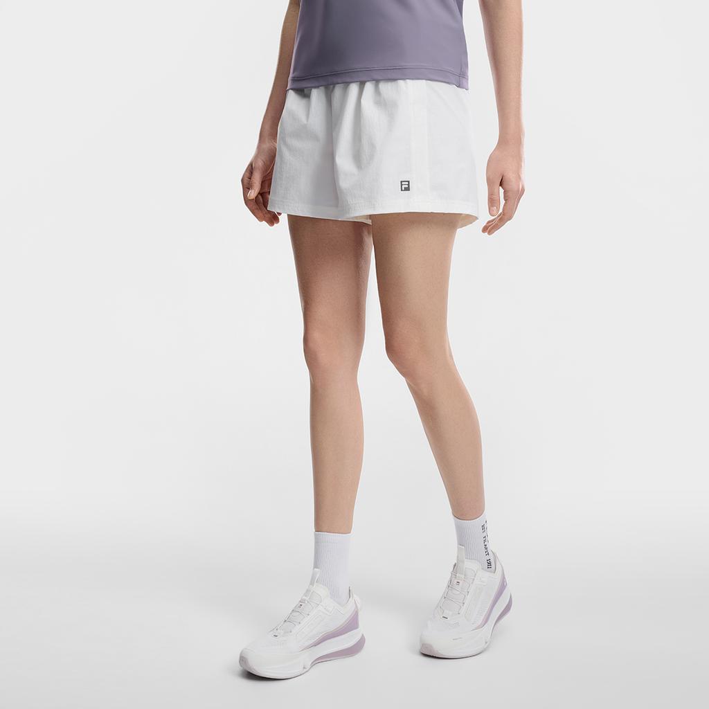 Fila Calças Femininas A51W621803F-WT de Fitness Largas, Absorventes de Suor, com Proteção UV e Secagem Rápida