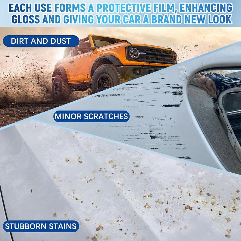 1-5PCS Car Nano Coating Spray Auto Quick-Dry Coating Hydrophobic Protection Polishing Maintenance Renewal  Agent Accessories