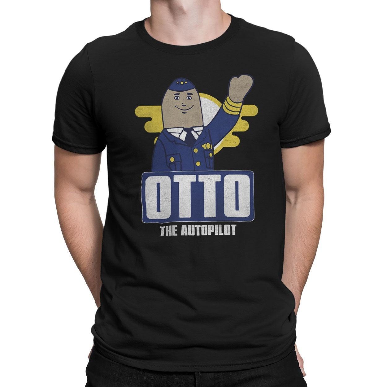 Officially Licensed Airplane OTTO The Autopilot Mens T-Shirt XXL