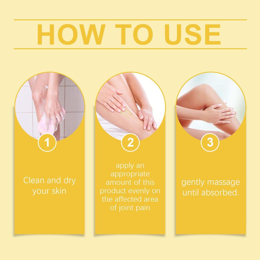 South Moon Bee Venom Joint Care Cream, Relieves Joint Discomfort, Relaxes Tense Muscles Massage Cream 50g