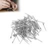 100pcs Full Set 0.9mm Diameter Winding Stems Silver Color Steel Material Watch Movement Accessory Replacement Part Watch Repair