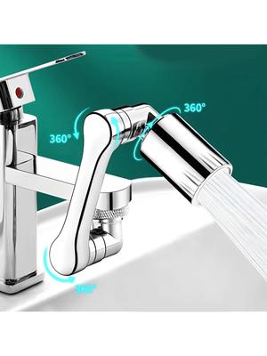 1080° Otočná prodlužovací hlavice sprchy na vodovodní kohoutek Tryska na vodu 22/24mm Adaptér Kohoutek do umyvadla Prodlužovací adaptér Provzdušňovač