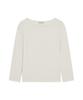 Siyajyu Sikn2194 Loose Fit Natural Boat Neck Knit_Ivory