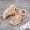 Spring and Autumn Breathable Mesh Shoes Korean Style Soft Sole Chunky Shoes Versatile Thin Shoes Sneakers
