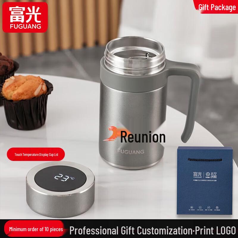 Fuguang Zhiming Insulated Office Tea Mug with Handle 500ml