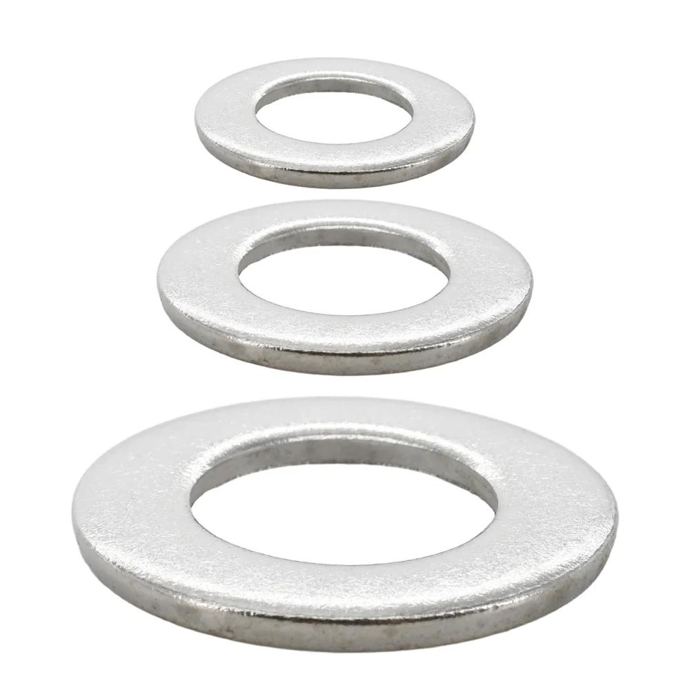 Hexagonal Countersunk Screw Nut Washer Set Metric Threaded Hex Bolt Nuts Spacer Kit Machine Screws Gasket Stainless Steel M2-M6