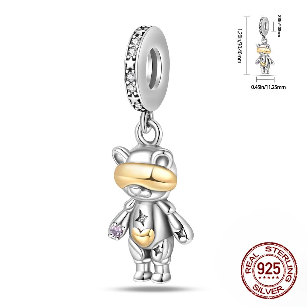 Golden Series Copper Ring Heart Tree Of Life Sunflower Owl Charm Pendant Fit Bracelet Handmade Diy Gifts