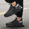 Sports Shoes Men's Breathable Fly Woven Men's Shoes Fried Dough Twists Soles Hollow Thick Soles Large Casual Shoes