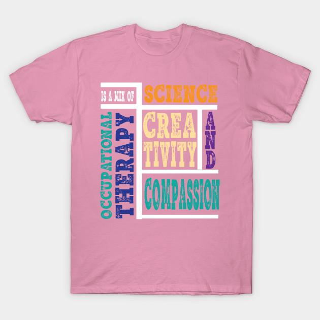 T Shirt Women Occupational Therapy T Shirt Science Distressed Te Harajuku Print Kawaii Tshirt Summer Short Sleeve Female T-Shirt Top Tee