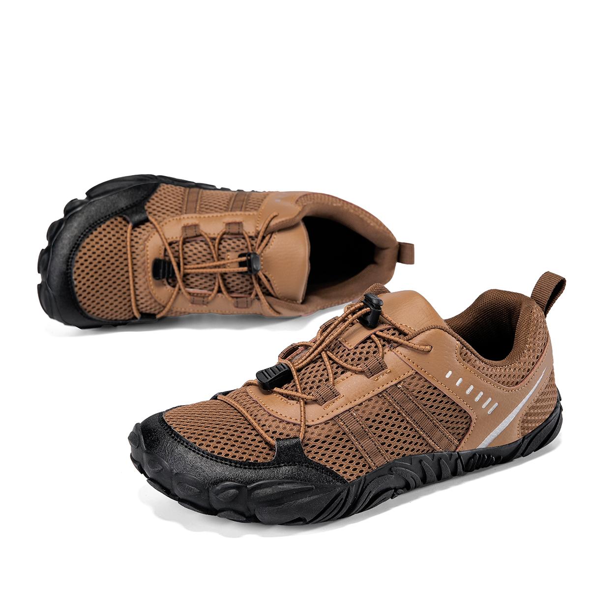 

Мужские минималистичные кроссовки для трейлраннинга босиком 48 с широким носком, с нулевым перепадом, носки-аквашузы для каякинга, катания на лодках, хайкинга, серфинга, ходьбы 41 коричневый