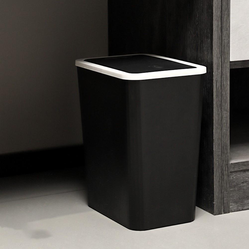 Bathroom Trash Bin Stylish Trash Can Efficient Smell Control