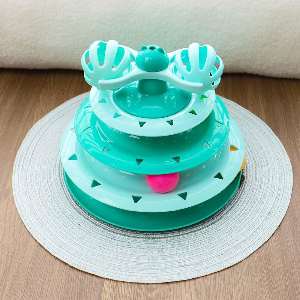 Unleash Joy Premium ABS Material, Spinning Balls Cat Toy For Active Indoor Cats