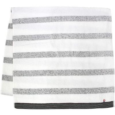 Hayashi Bath 60 X 120 Made In Imabari Famille BI207030 Towel, Approx. Cm, Japan, Towel, Border, Black,