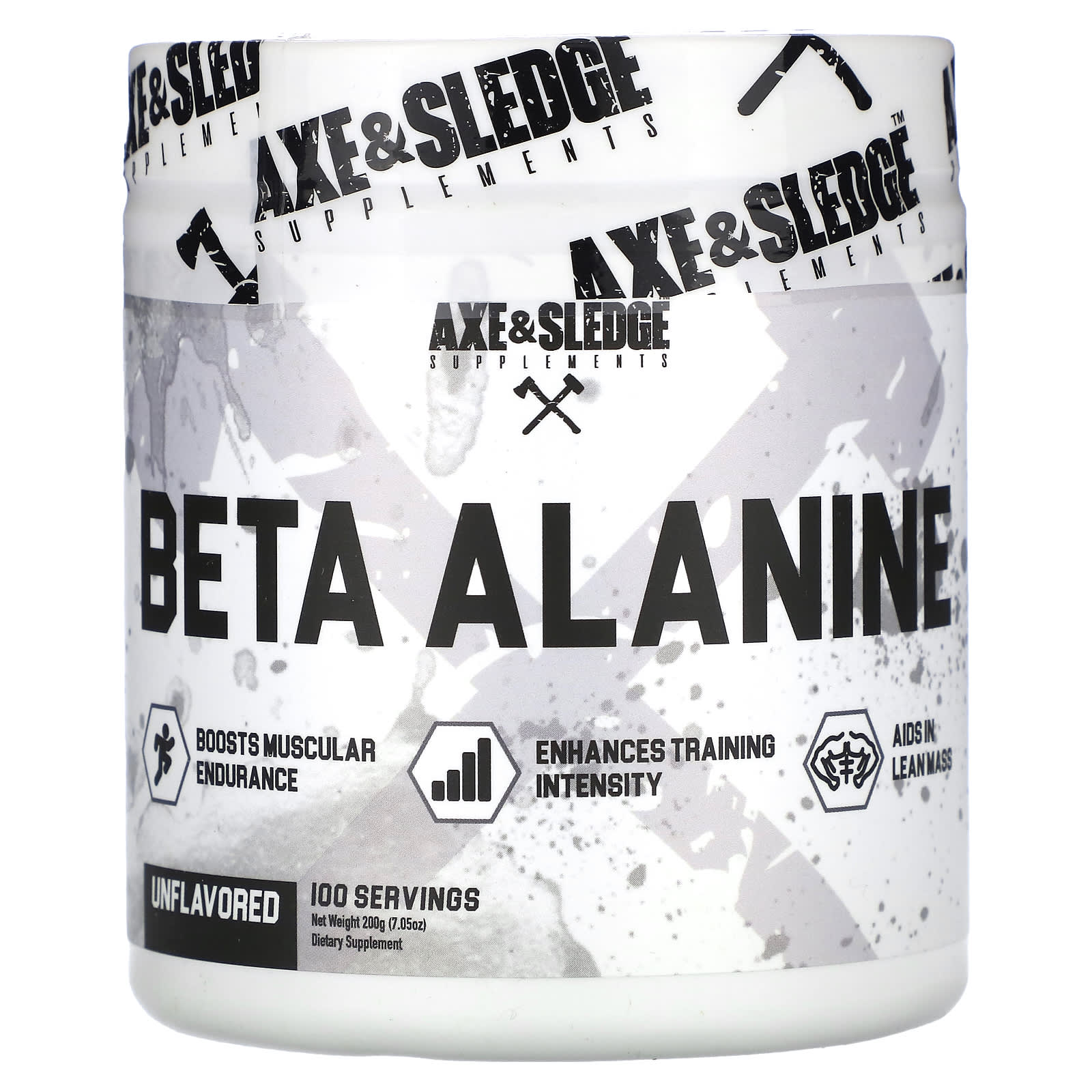 

Ax & Sledge Supplements, Basic, Beta Alanine, Unflavored, 7.05 oz (200 g)