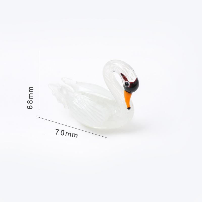 Creative Handmade Miniature Glass Peacocks Hedgehog Birds Animal Ornaments Home Study Bedroom Tabletop Decoration Gift 2026 New