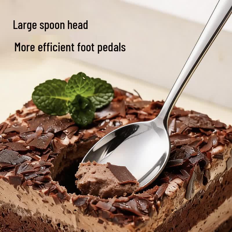 316L Stainless Steel Long-Handle Soup/Rice Spoons (2-Pack)