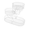 Fruit Basket 3 Tiered Vegetable Rack Kitchen Counter Multiuse Metal Fruit Bowl Organizer for Potato Snack Dining Room Table