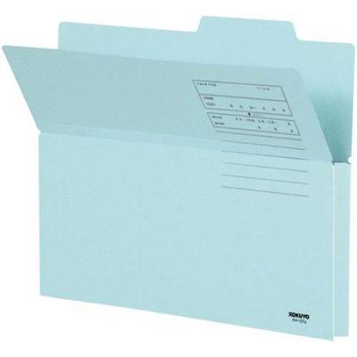 KOKUYO Portable Folder Color A4 Blue Set A4-CFB 10-Piece