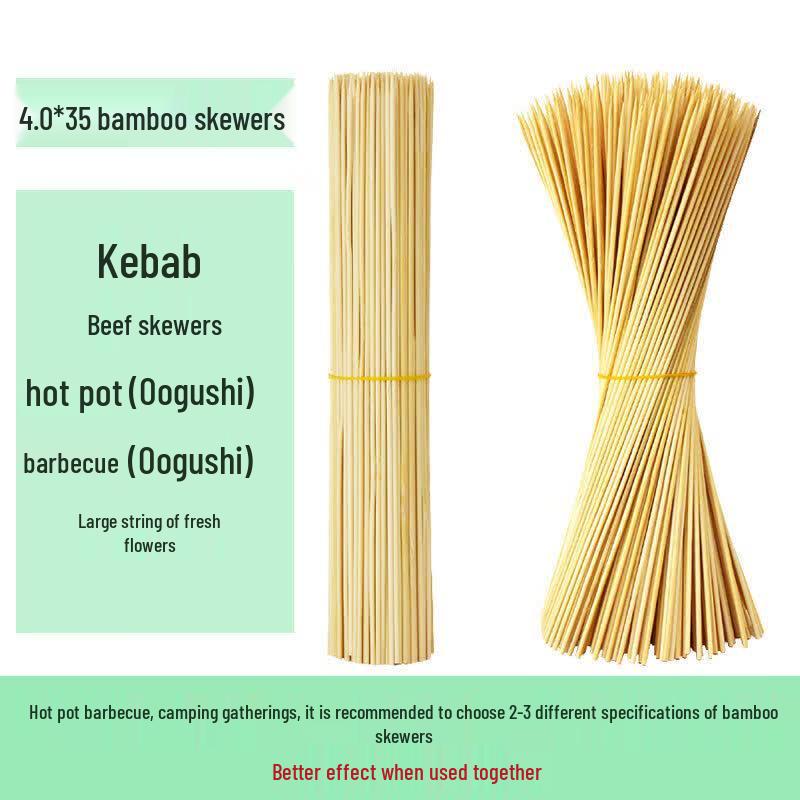 ZISIZ Disposable Multi-purpose Bamboo Skewers