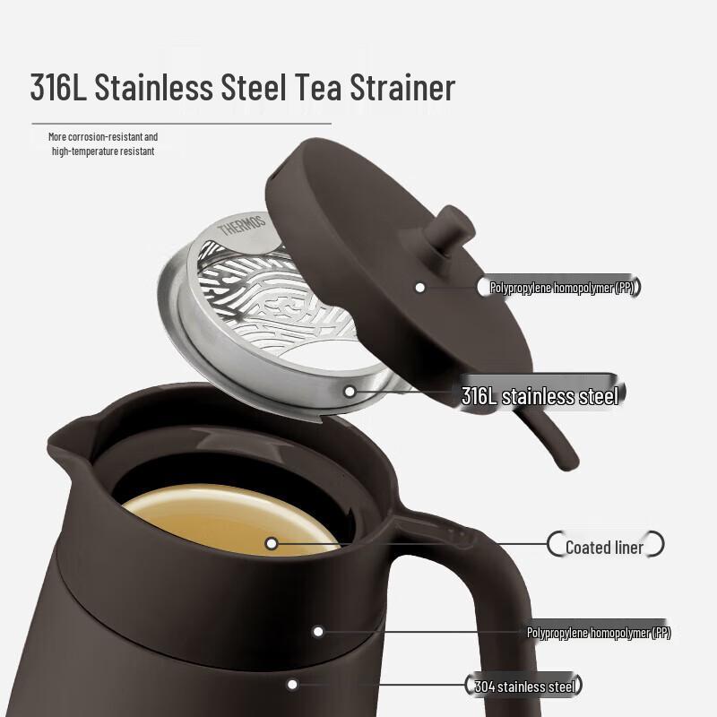 Thermos TCHC-850C 850ml Stainless Steel Insulated Pot
