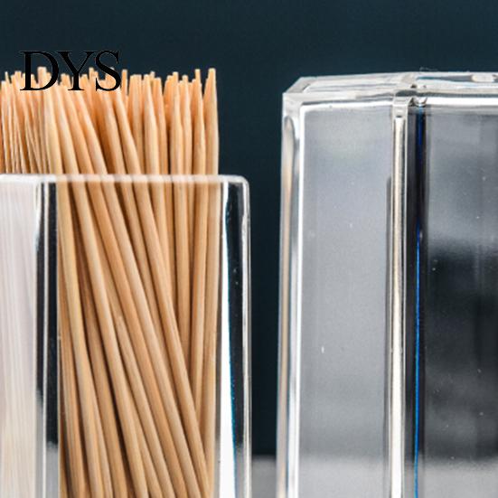 Toothpick Box Bottle Elegant Clean Square Storage Shape No Odor For Home Holder